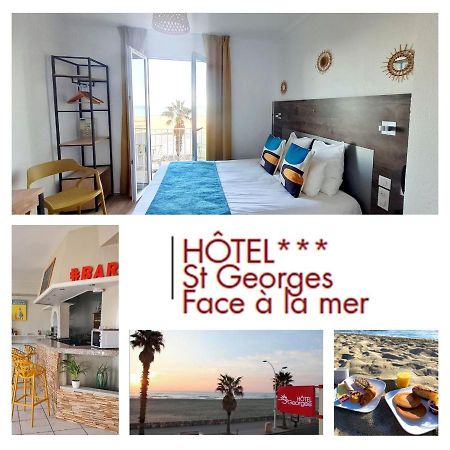 Hotel Saint Georges, Face A La Mer Canet-en-Roussillon Exterior foto