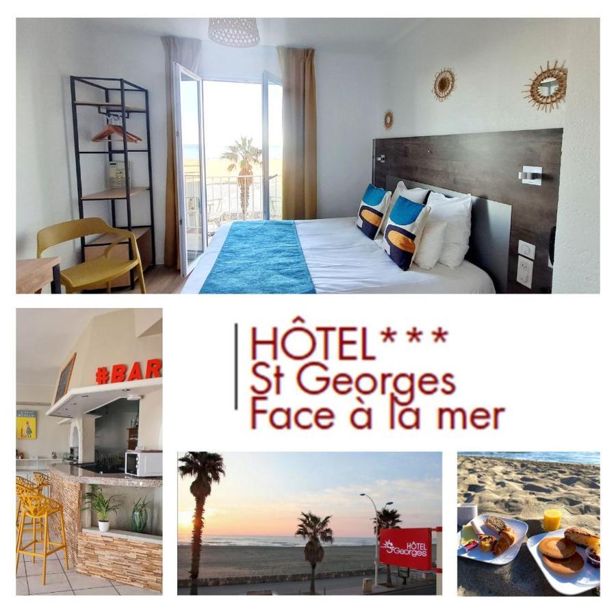 Hotel Saint Georges, Face A La Mer Canet-en-Roussillon Exterior foto