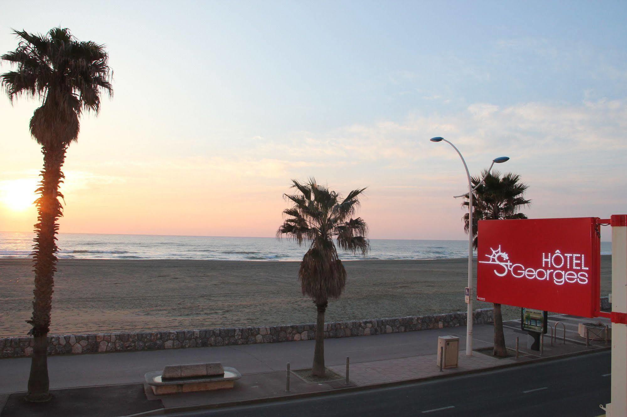 Hotel Saint Georges, Face A La Mer Canet-en-Roussillon Exterior foto